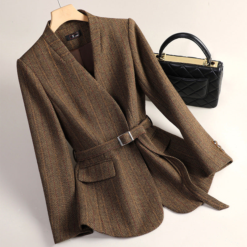 Celina Belted Tailored Jacket