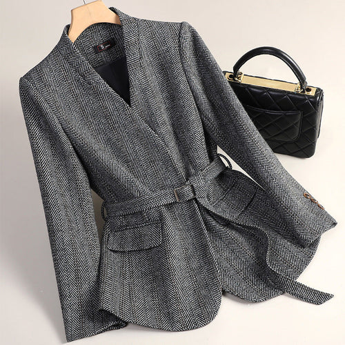 Celina Belted Tailored Jacket