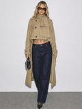 Fia Belted Long Trench Coat