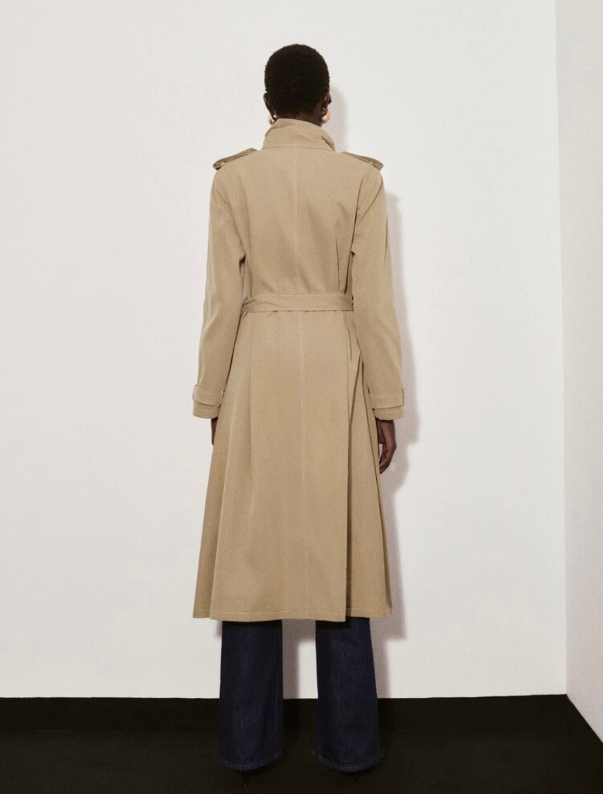Fia Belted Long Trench Coat
