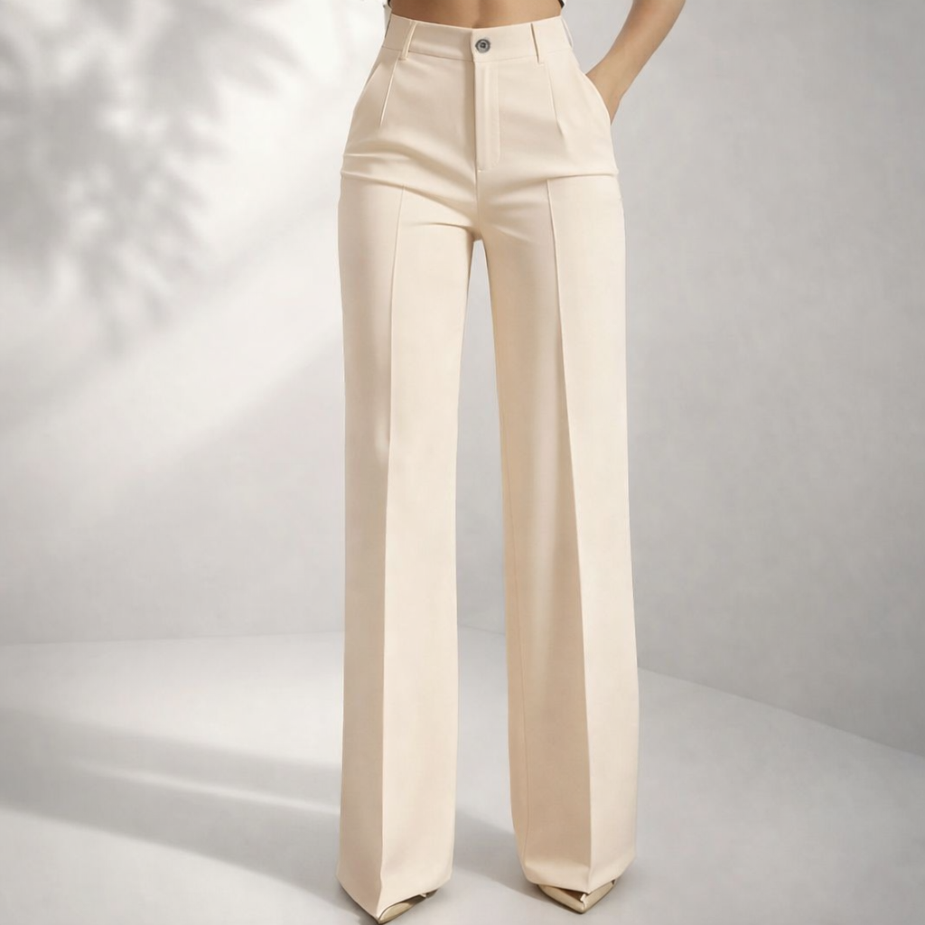 Waverly High-Waist Tailored Trousers