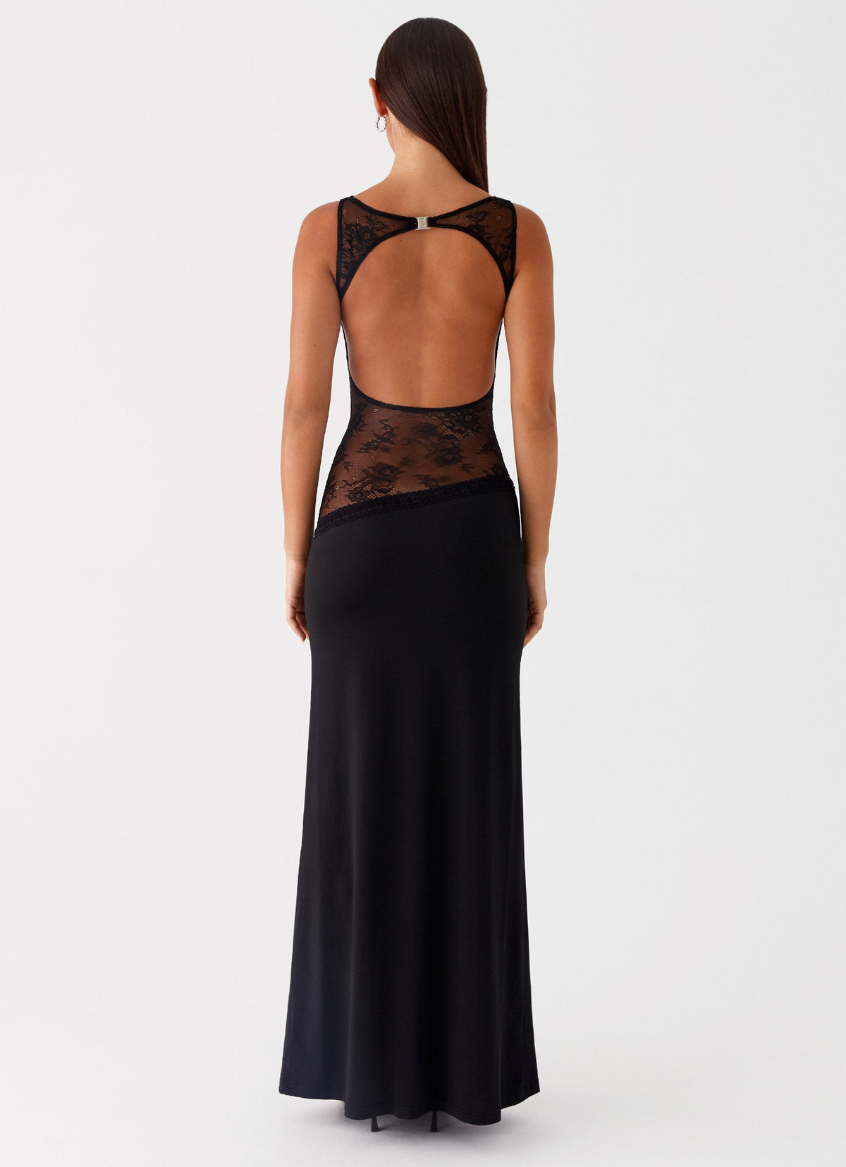 Livia Jersey Low-Back Maxi Dress