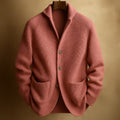 Ambrose Corded Wool-Blend Cardigan