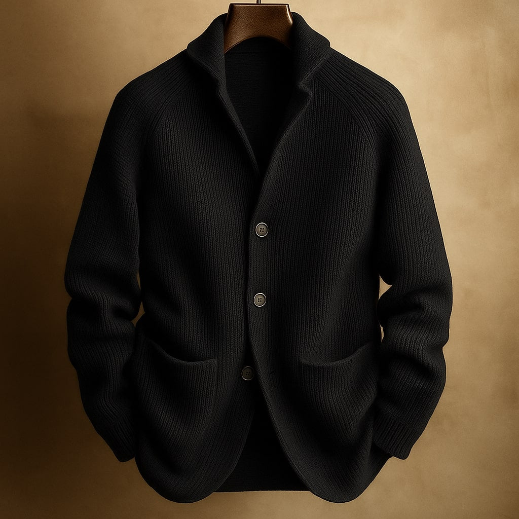 Ambrose Corded Wool-Blend Cardigan