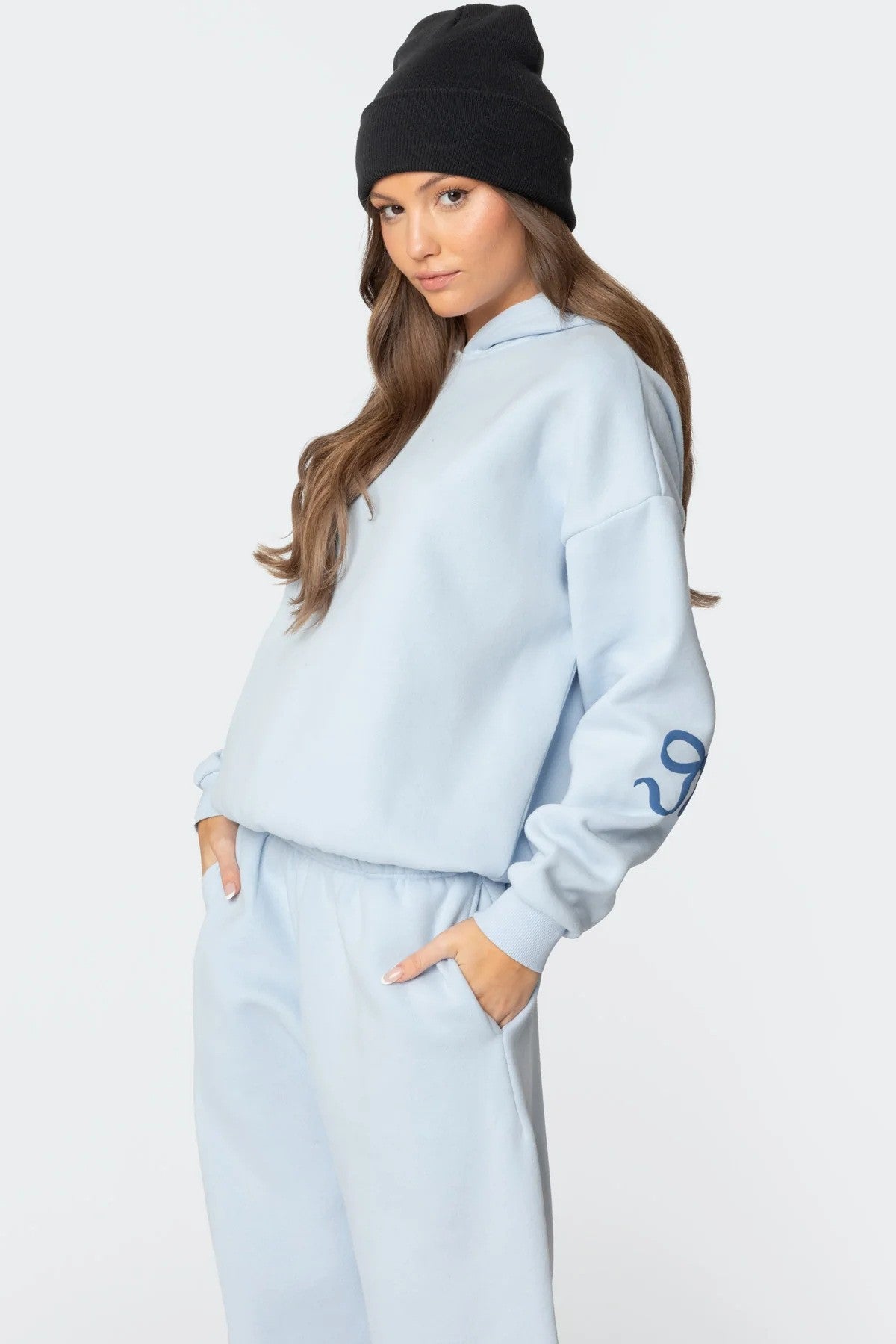 Bianca Bow-Detail Hoodie & Jogger Set