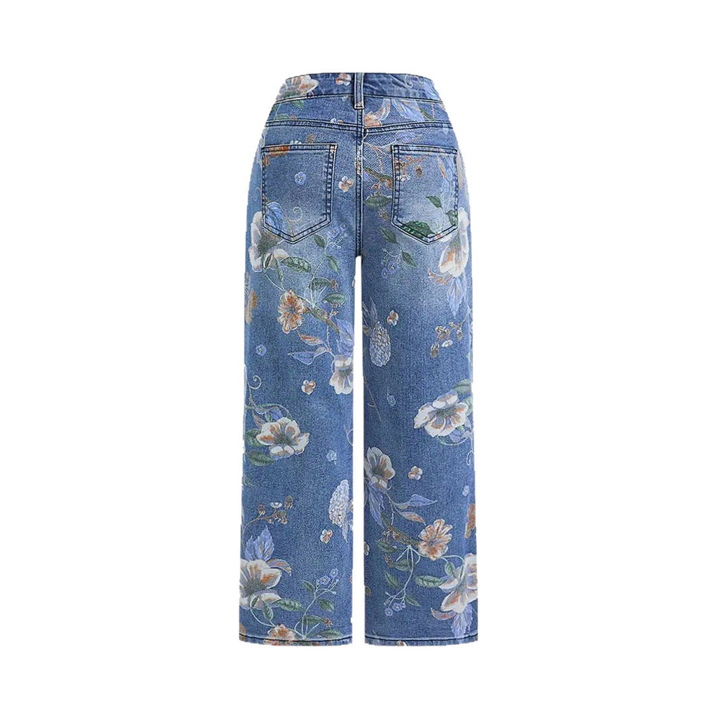 Victoria Wide-Leg Denim Jeans