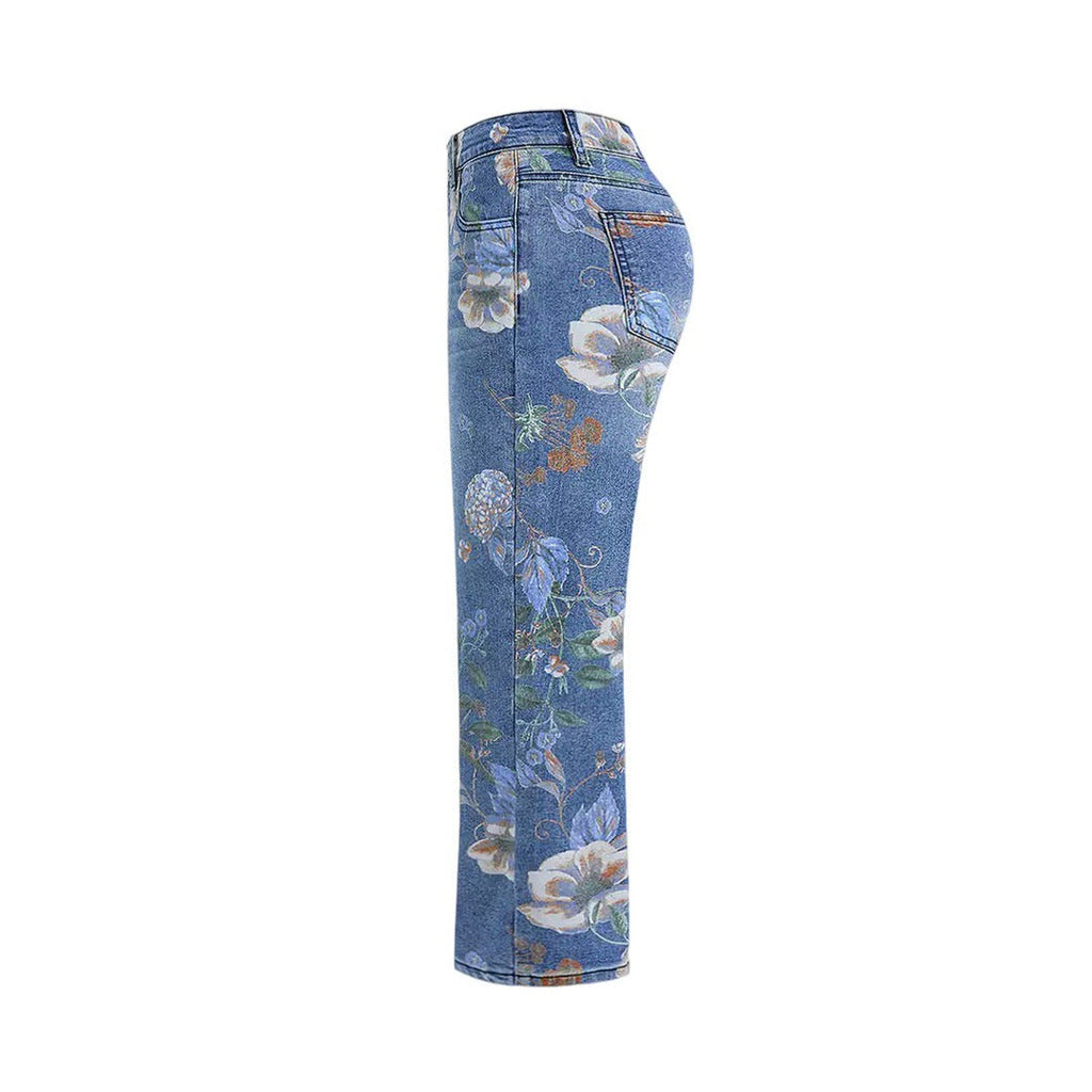 Victoria Wide-Leg Denim Jeans