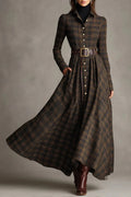Alix Printed Long-Sleeve Maxi Dress