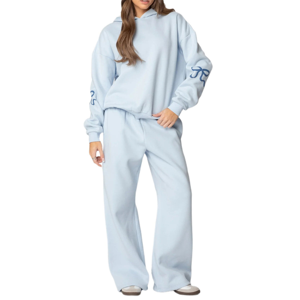 Bianca Bow-Detail Hoodie & Jogger Set