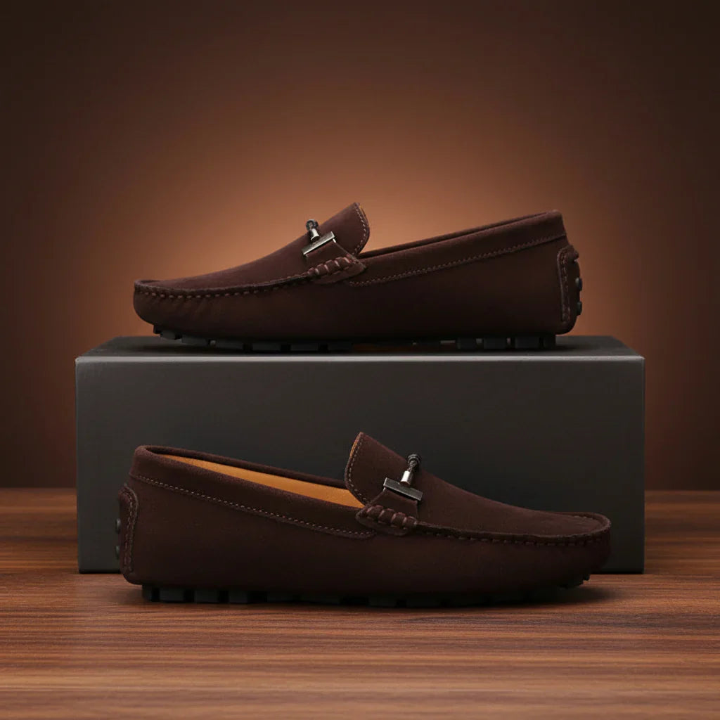 Steven Refined Leather Loafers