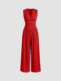 Donna Sleeveless Wide-Leg Jumpsuit