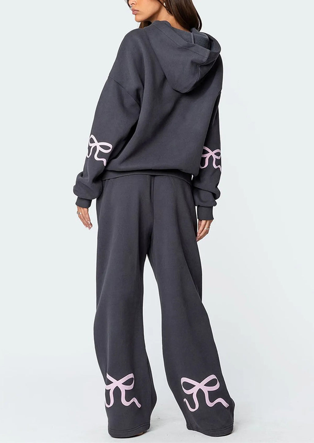 Bianca Bow-Detail Hoodie & Jogger Set