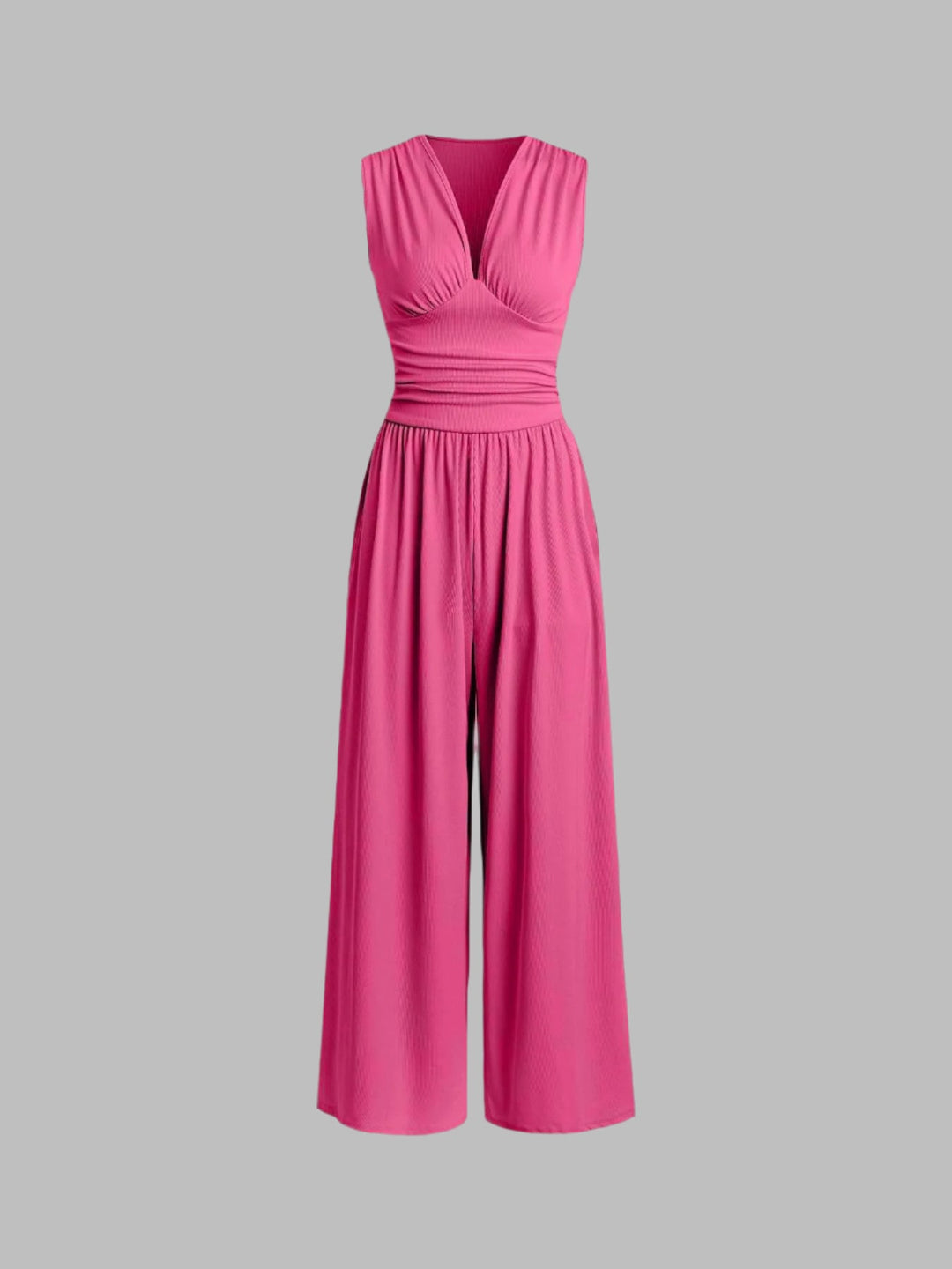 Donna Sleeveless Wide-Leg Jumpsuit