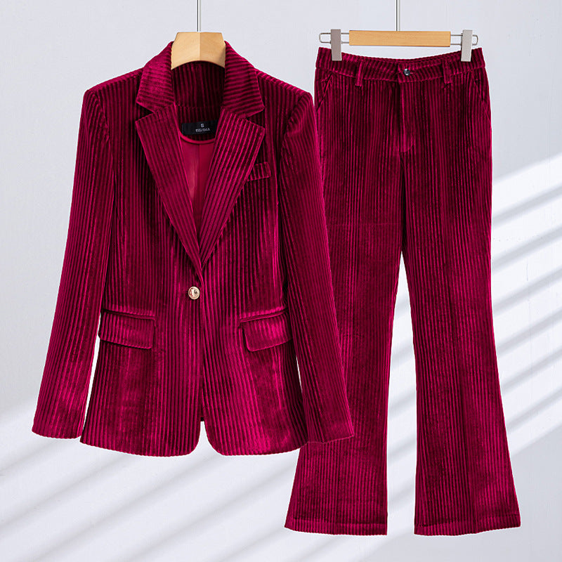 Odessa Corduroy Blazer & Trouser Set