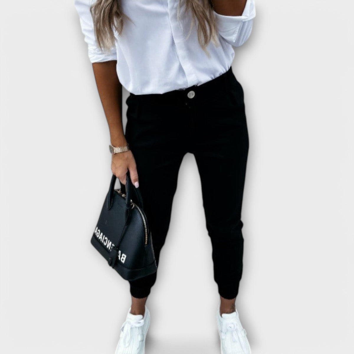 Malia Straight-Leg Stretch Trousers
