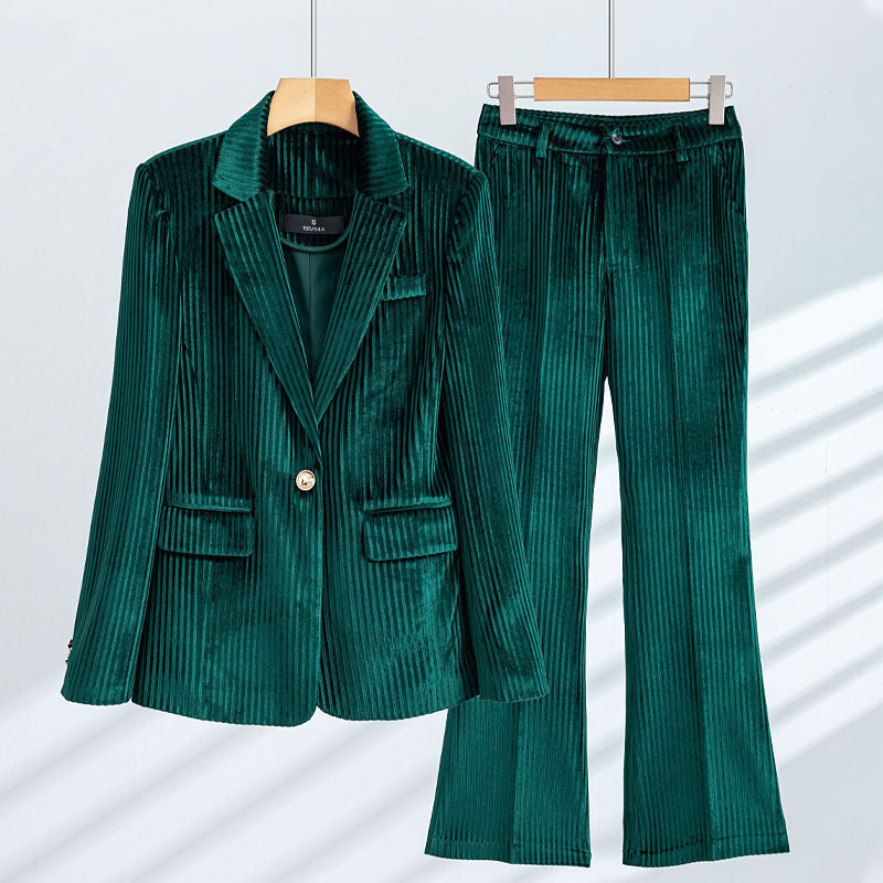 Odessa Corduroy Blazer & Trouser Set