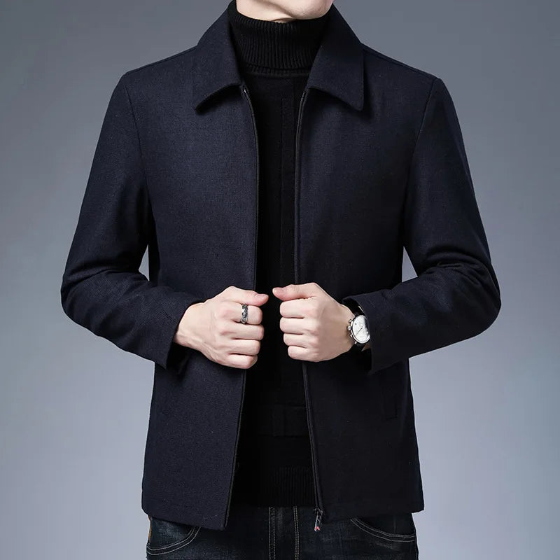 Roberto Wool-Blend Overcoat