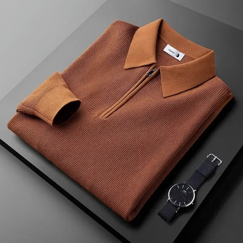 Hendricks Waffle Knit Pullover