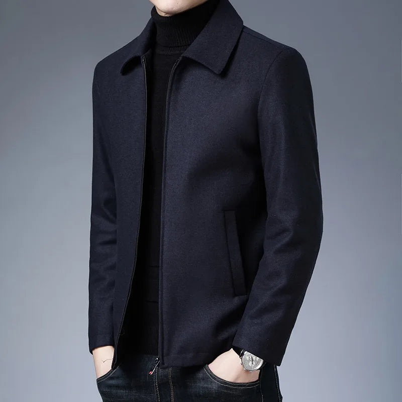 Roberto Wool-Blend Overcoat