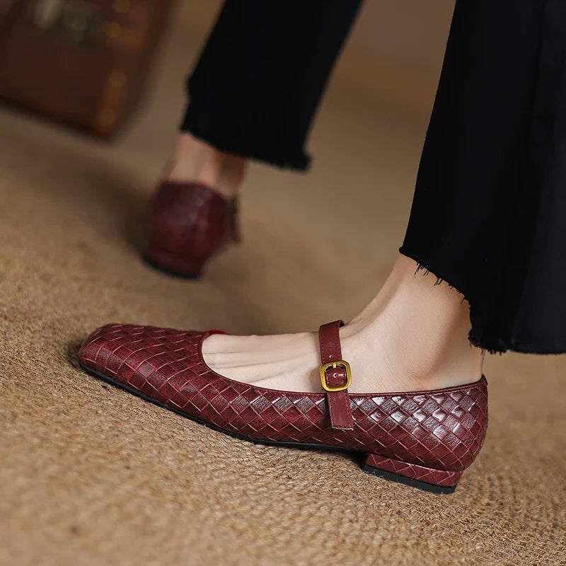 Rosalia Genuine Leather Mules