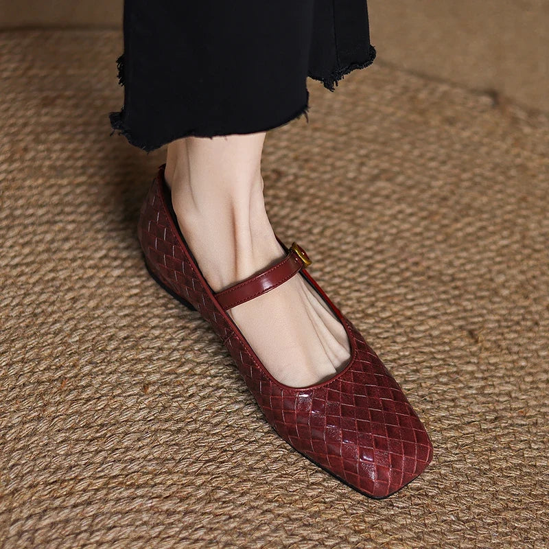 Rosalia Genuine Leather Mules