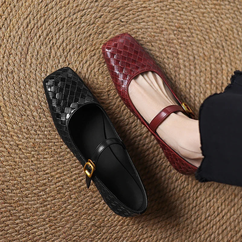 Rosalia Genuine Leather Mules