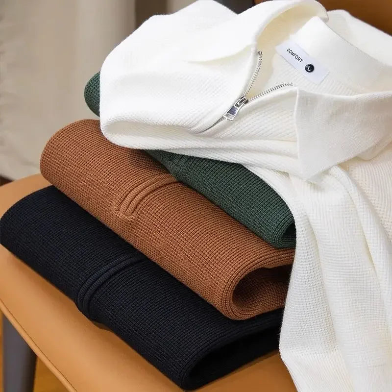 Hendricks Waffle Knit Pullover