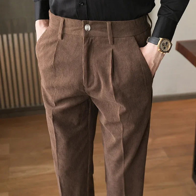 Cormac Corduroy Tailored Trousers