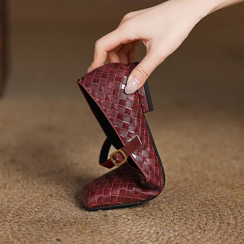 Rosalia Genuine Leather Mules