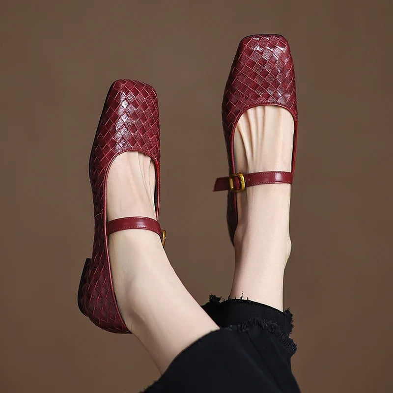 Rosalia Genuine Leather Mules