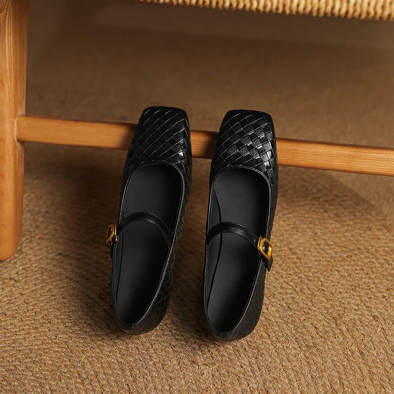 Rosalia Genuine Leather Mules
