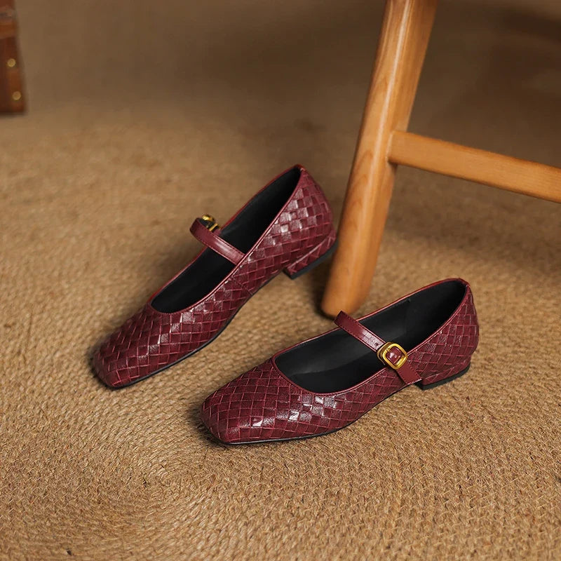 Rosalia Genuine Leather Mules