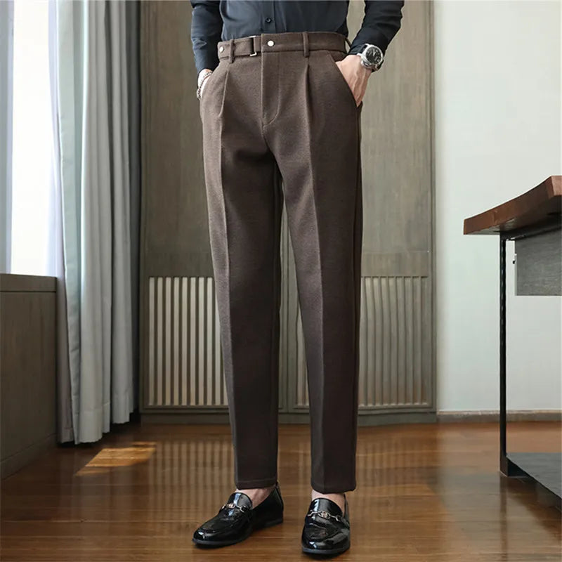 Everett Wool-Blend Trousers