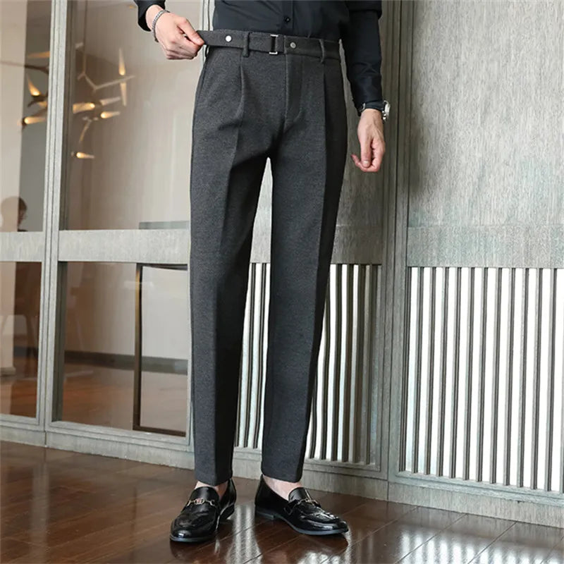 Everett Wool-Blend Trousers