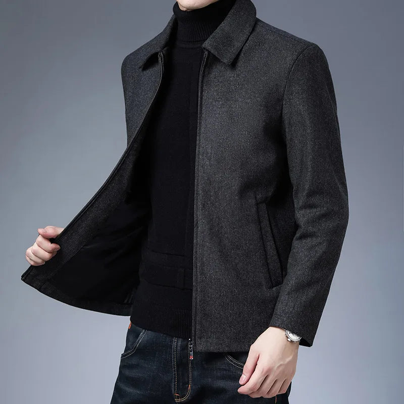 Roberto Wool-Blend Overcoat