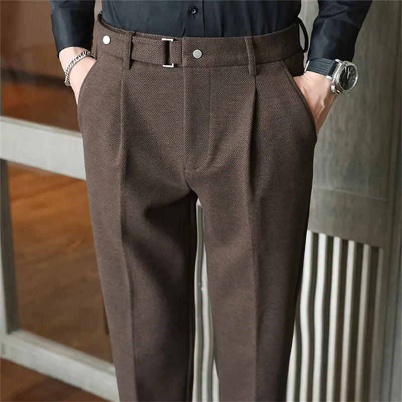 Everett Wool-Blend Trousers