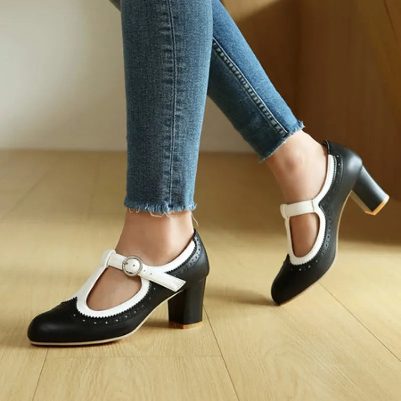 Rosette Mary-Jane Heels