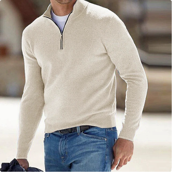 Rocco Refined Zip Pullover