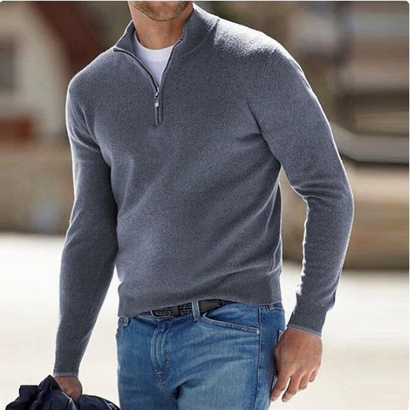 Rocco Refined Zip Pullover