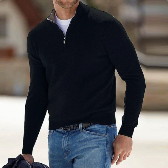 Rocco Refined Zip Pullover