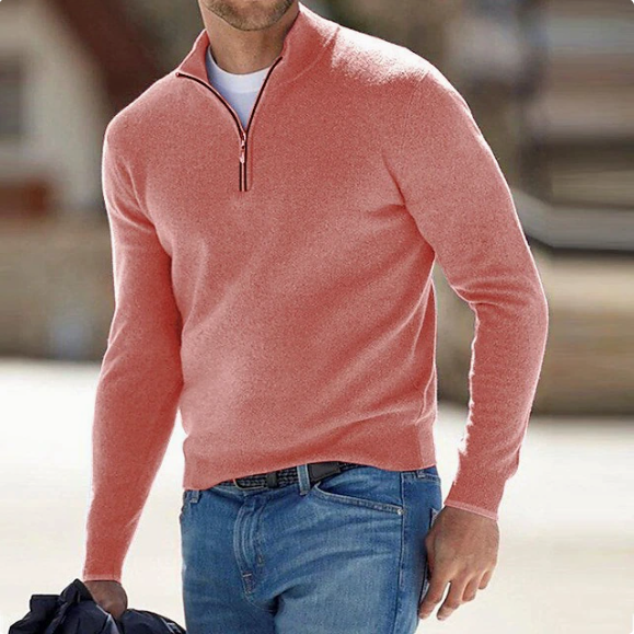 Rocco Refined Zip Pullover