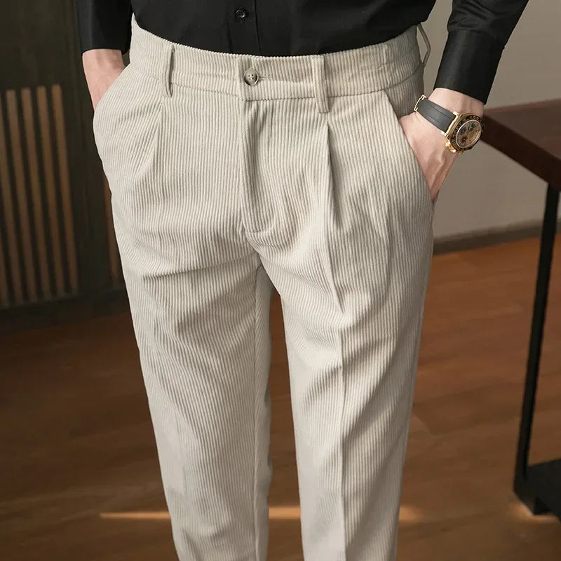 Cormac Corduroy Tailored Trousers