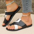 Eveline Leather Slide Sandals