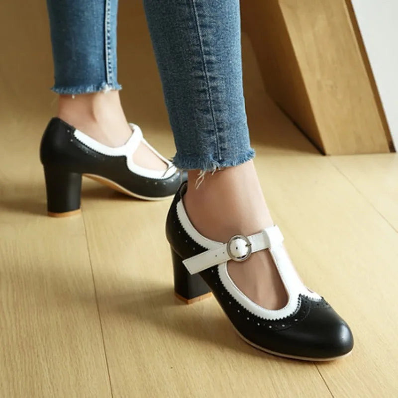 Rosette Mary-Jane Heels