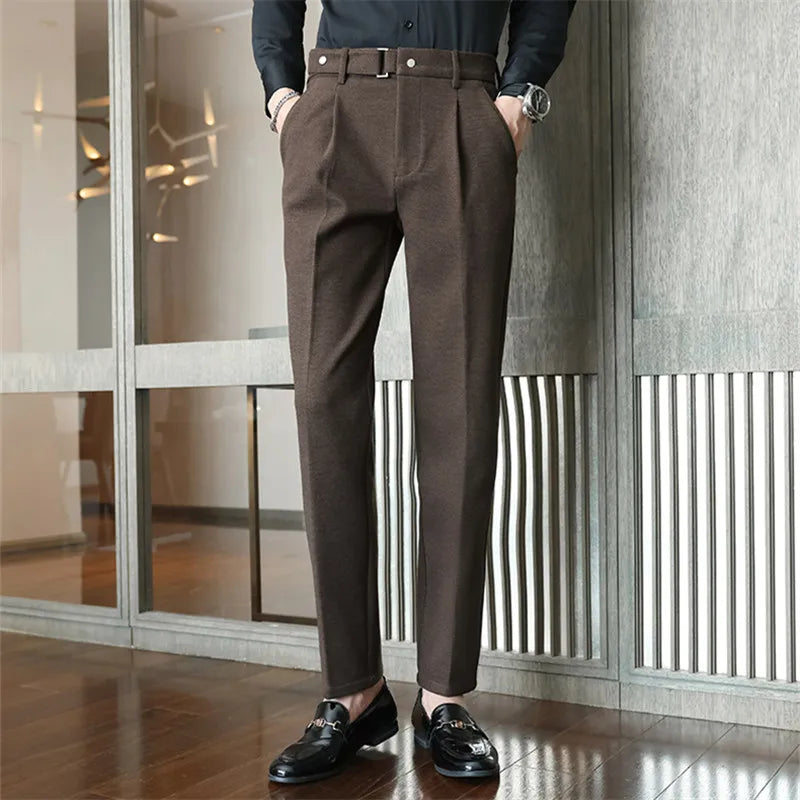 Everett Wool-Blend Trousers