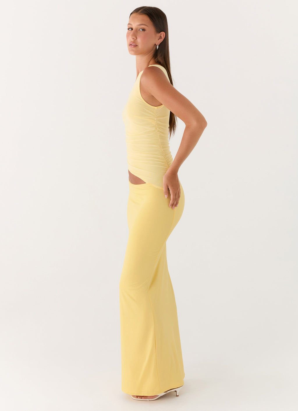 Sanaya One-Shoulder Cut-Out Maxi Dress