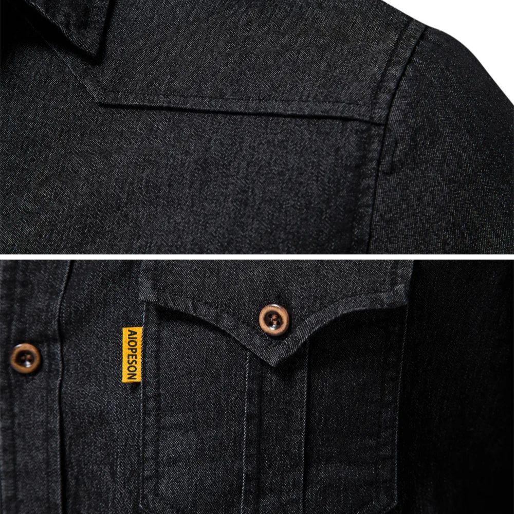 Ansel Denim Polo Shirt