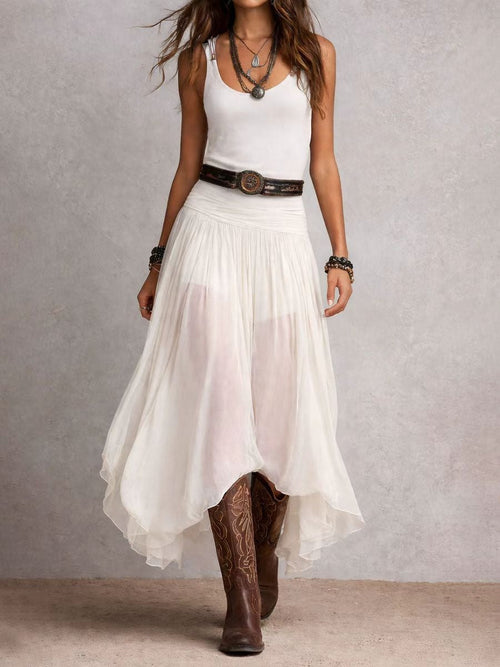 Adriana Tulle Maxi Dress