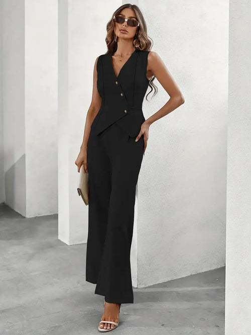 Averil Asymmetric Loungewear Set