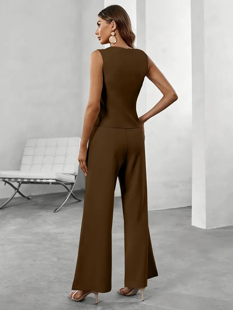 Averil Asymmetric Loungewear Set